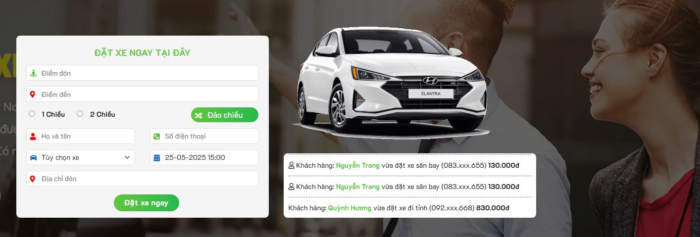 Số điện thoại taxi Mai Linh Kỳ Anh